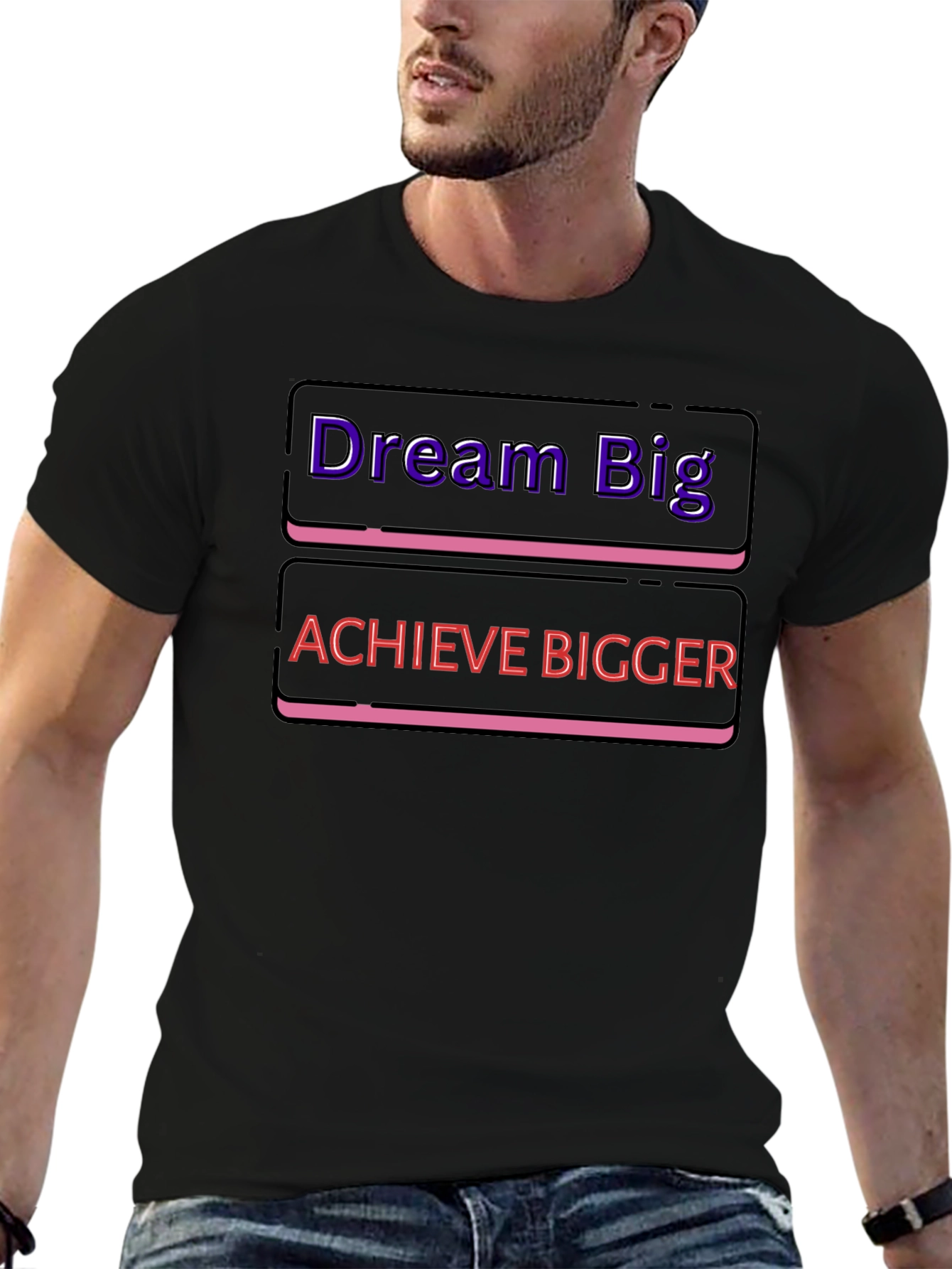 Dream Big Achieve Bigger Graphic Tee