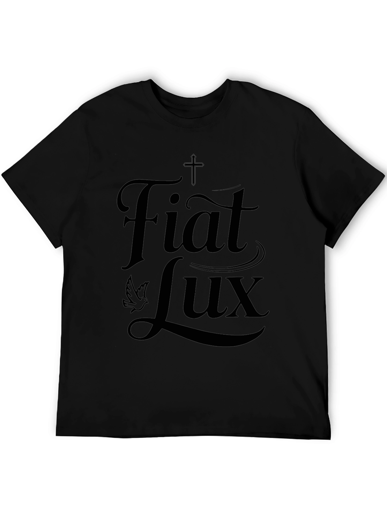 Fiat Lux Graphic T-Shirt - Black
