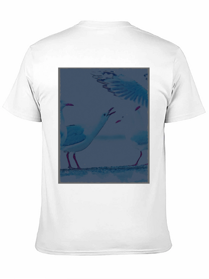 Seagull Graphic T-Shirt - Unique Coastal Design