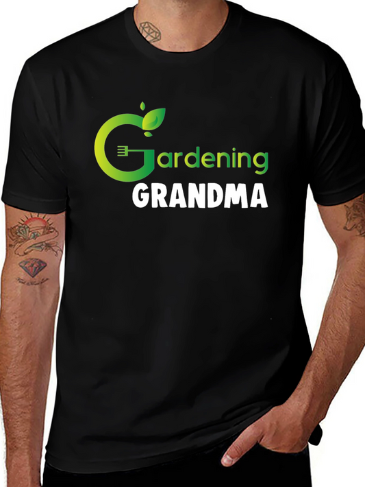 Gardening Grandma T-Shirt - Black