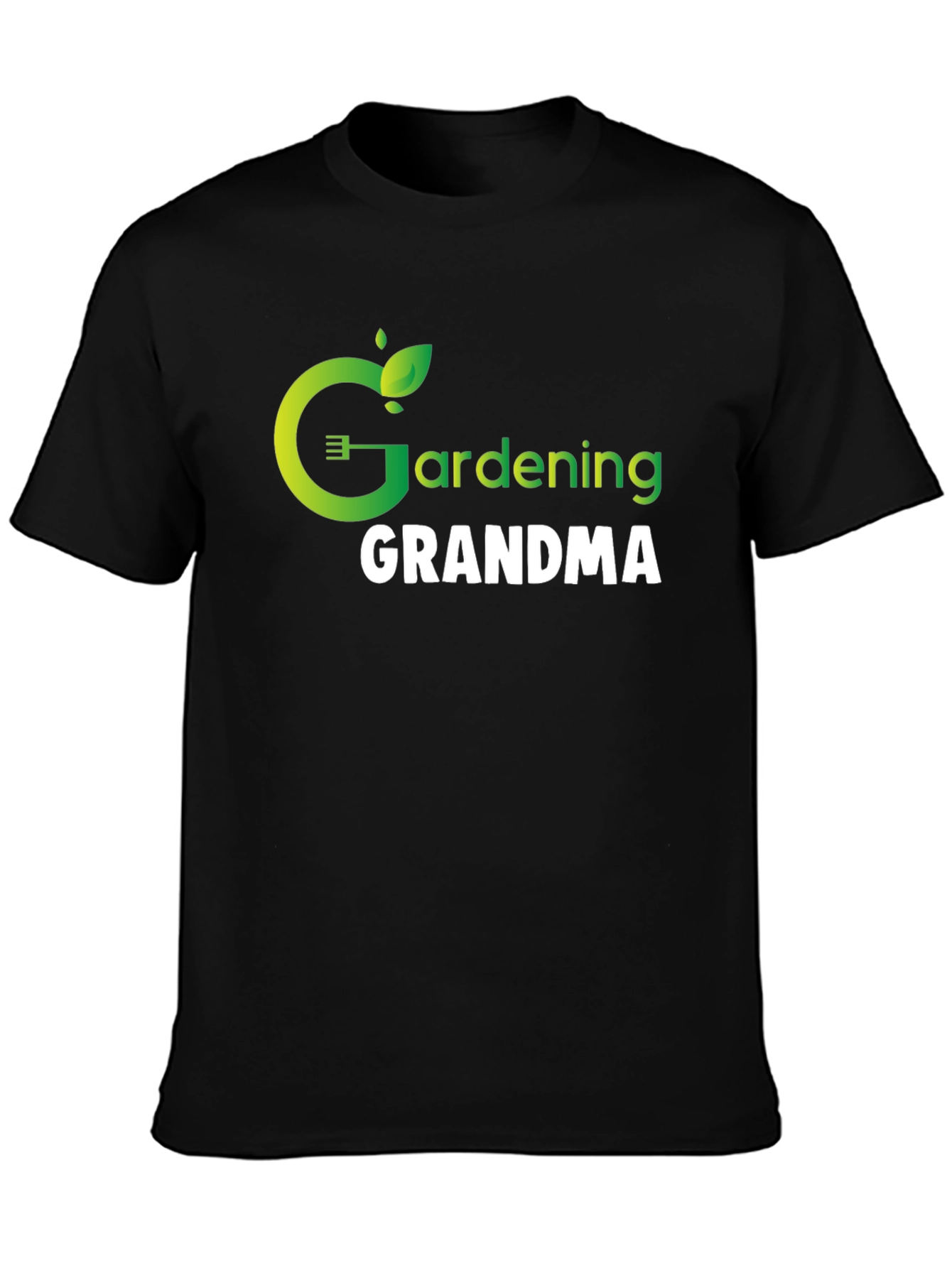 Gardening Grandma T-Shirt - Black