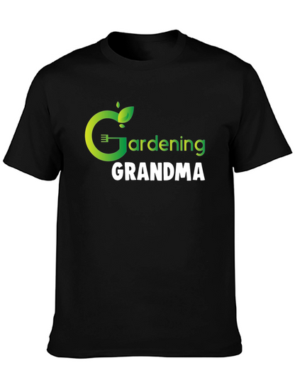Gardening Grandma T-Shirt - Black
