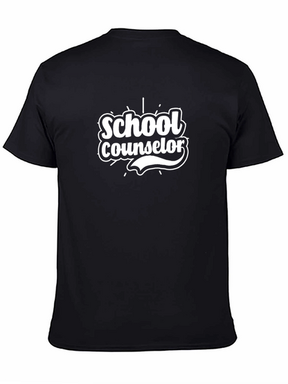 School Counselor T-Shirt - Black
