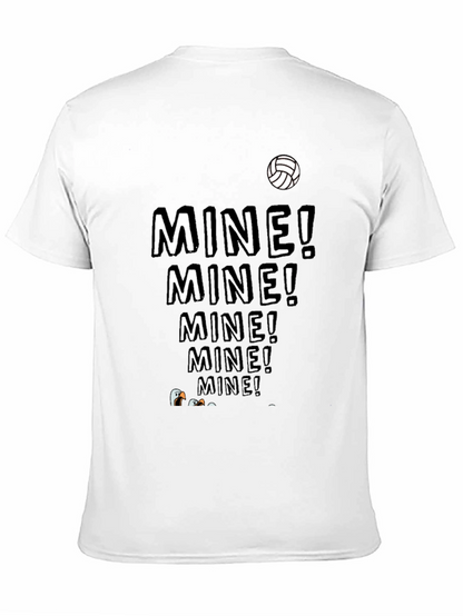 MINE! T-Shirt - Funny Volleyball Seagull Design