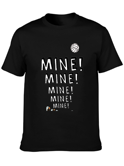 MINE! T-Shirt - Funny Volleyball Seagull Design