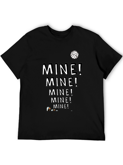 MINE! T-Shirt - Funny Volleyball Seagull Design