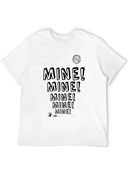 MINE! T-Shirt - Funny Volleyball Seagull Design