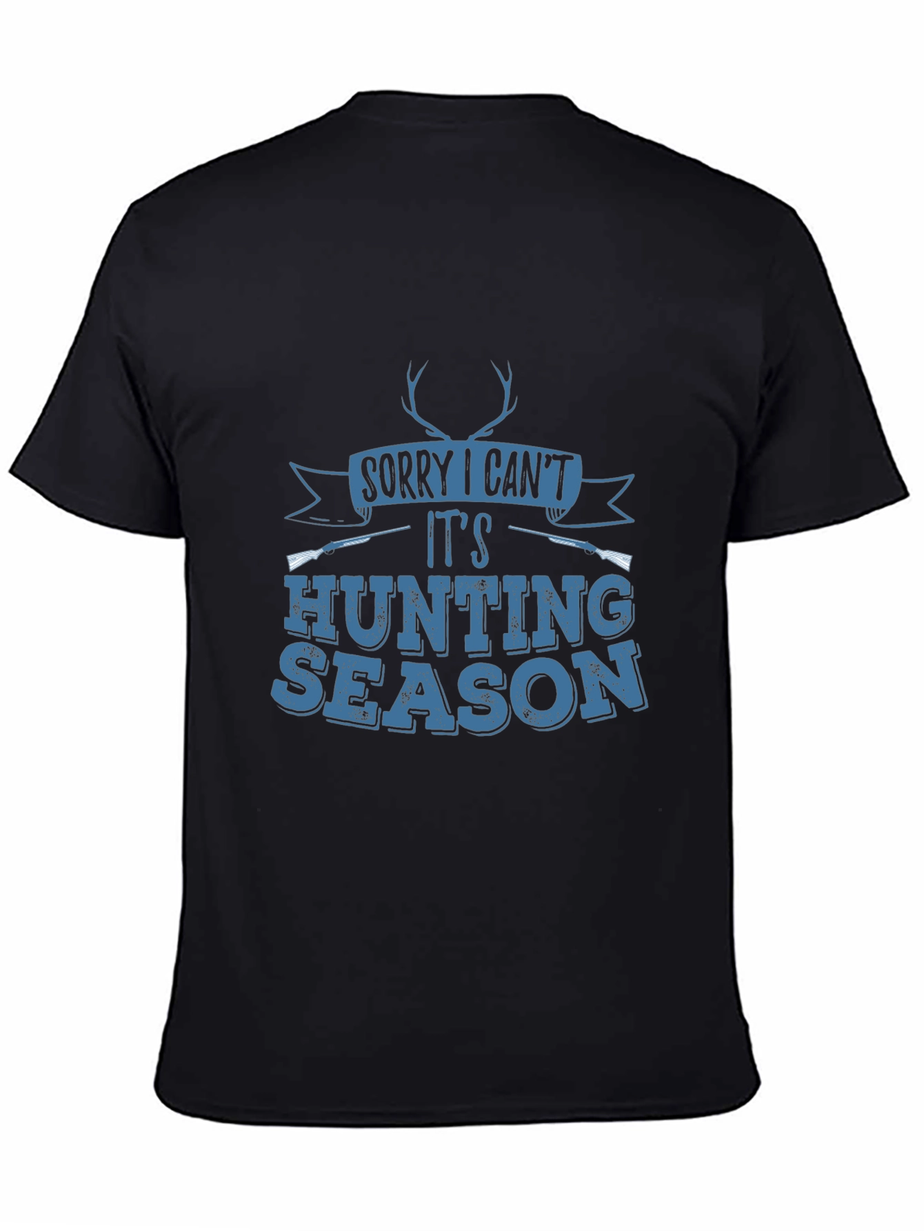Hunting Season Graphic Tee - Mens Black T-Shirt