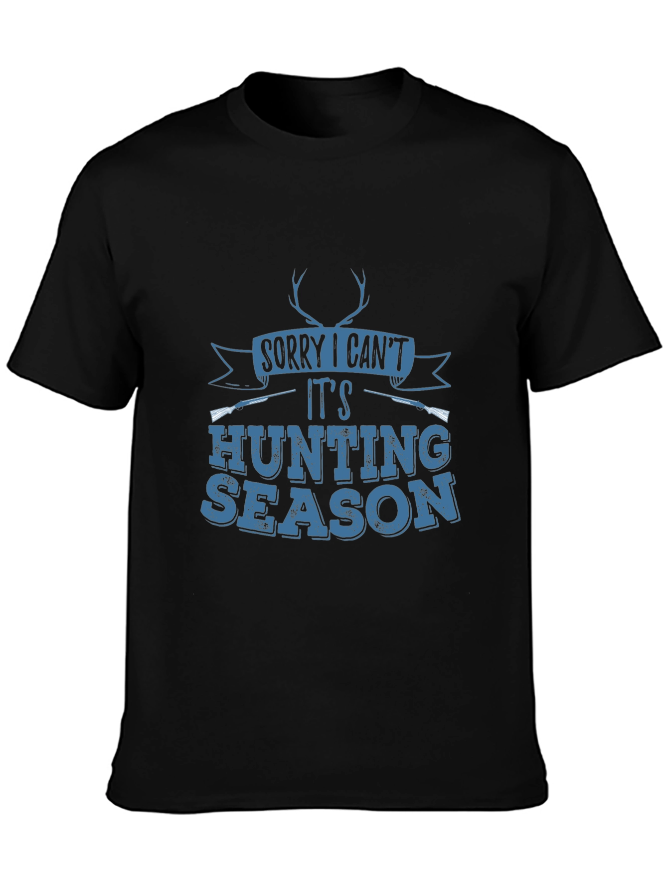 Hunting Season Graphic Tee - Mens Black T-Shirt