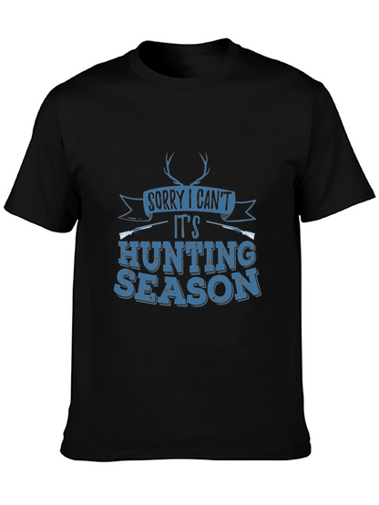 Hunting Season Graphic Tee - Mens Black T-Shirt