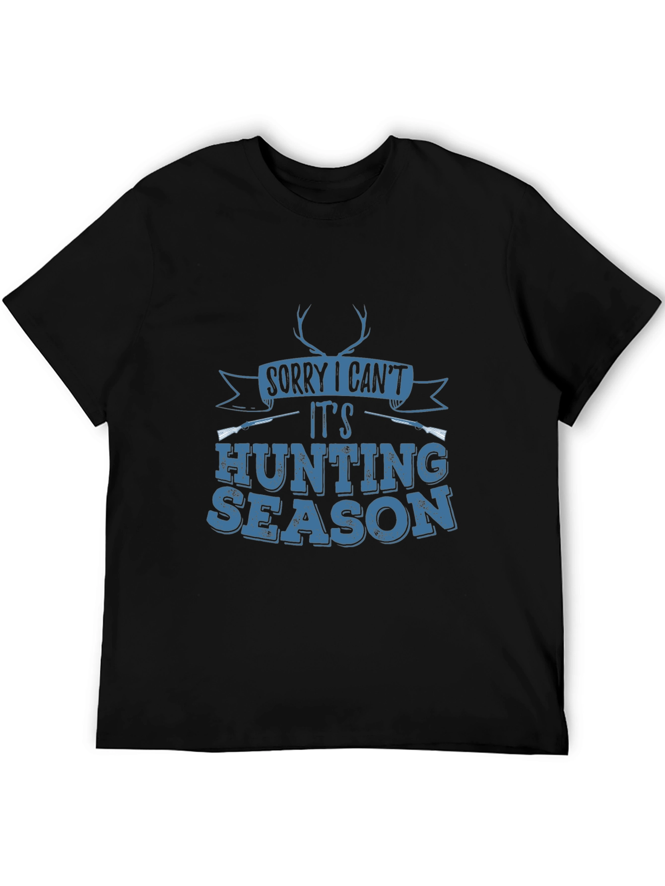 Hunting Season Graphic Tee - Mens Black T-Shirt