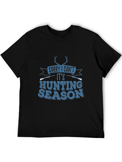 Hunting Season Graphic Tee - Mens Black T-Shirt