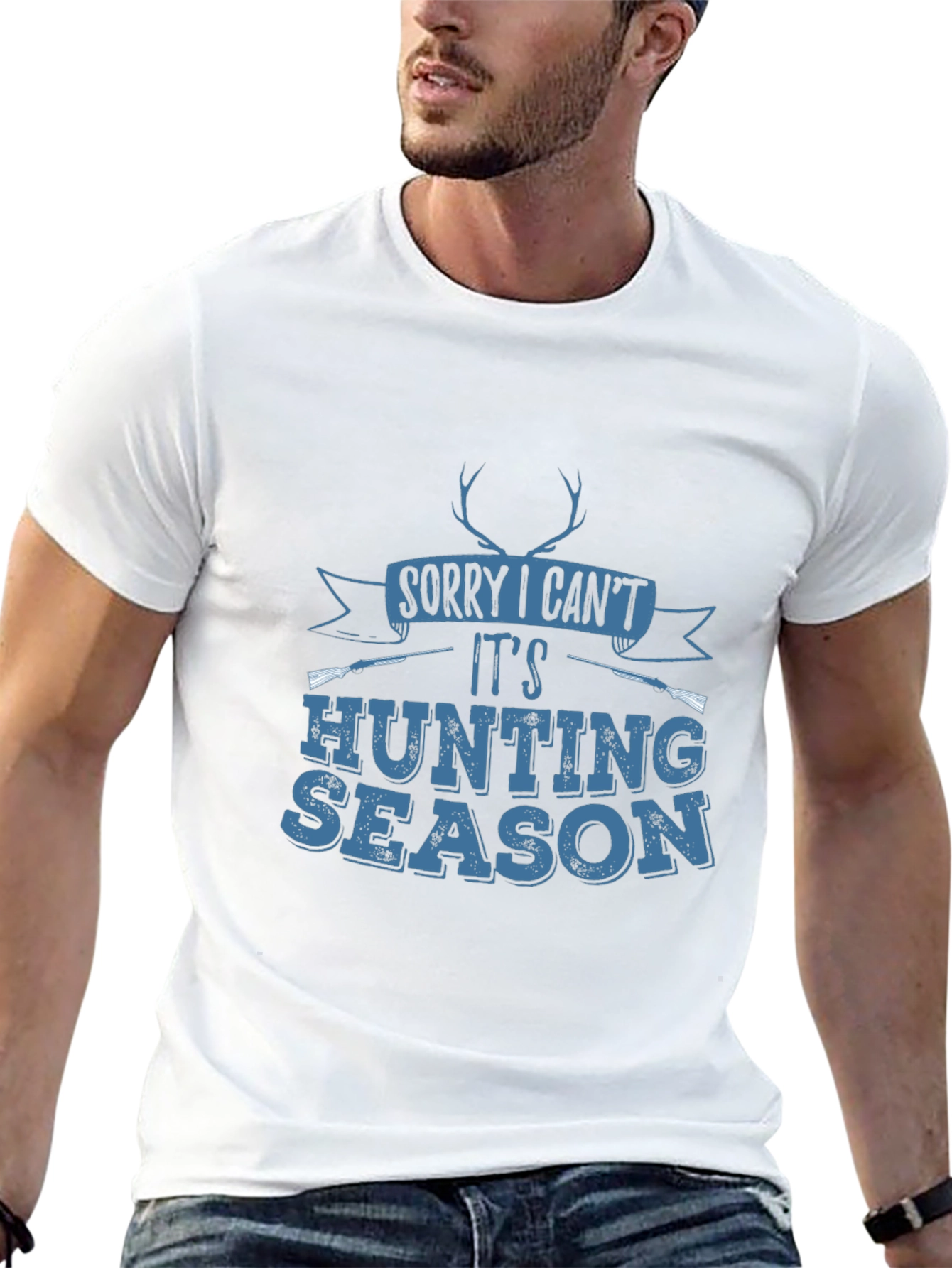 Hunting Season Graphic Tee - Mens Black T-Shirt