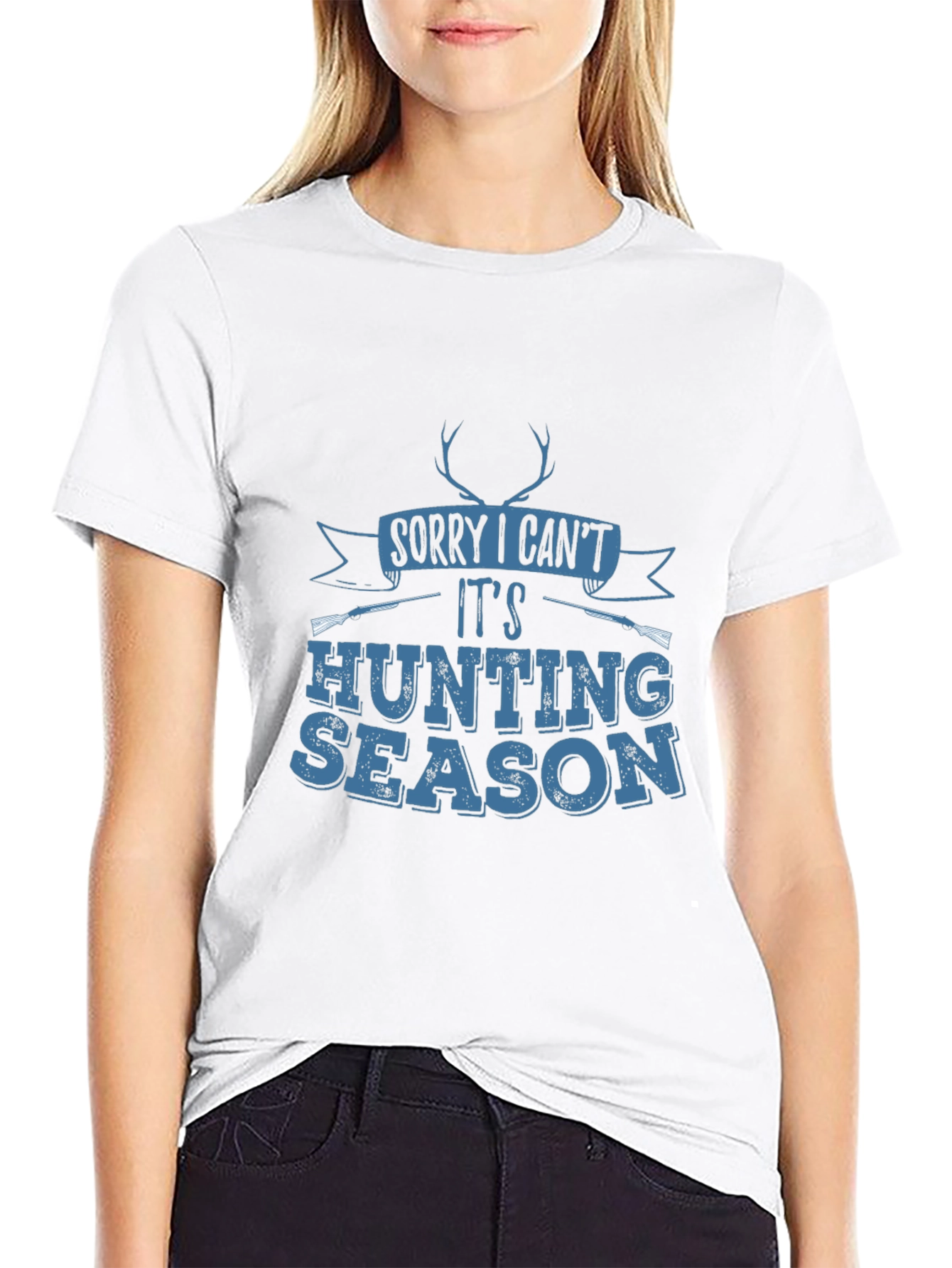 Hunting Season Graphic Tee - Mens Black T-Shirt