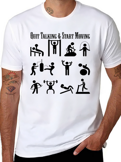 Workout Motivation T-Shirt - Start Moving