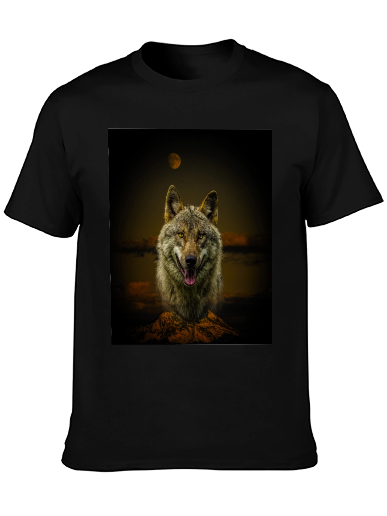 Wolf Graphic Print Tee