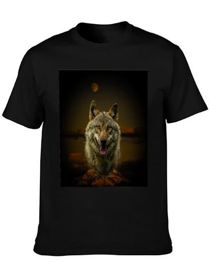Wolf Graphic Print Tee