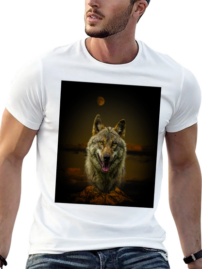 Wolf Graphic Print Tee