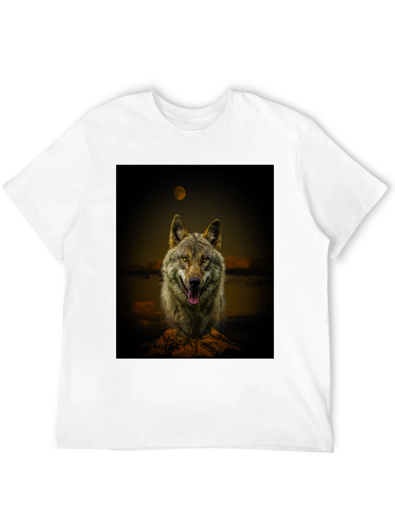 Wolf Graphic Print Tee