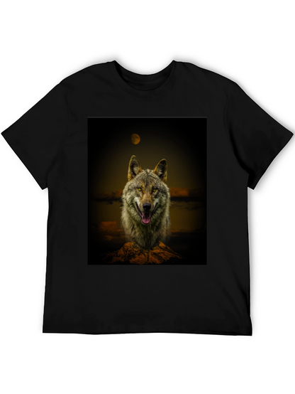 Wolf Graphic Print Tee