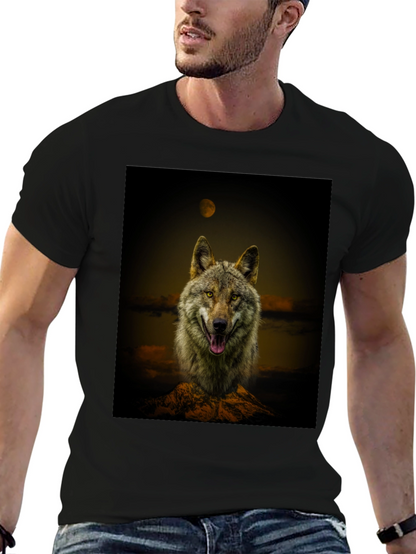 Wolf Graphic Print Tee