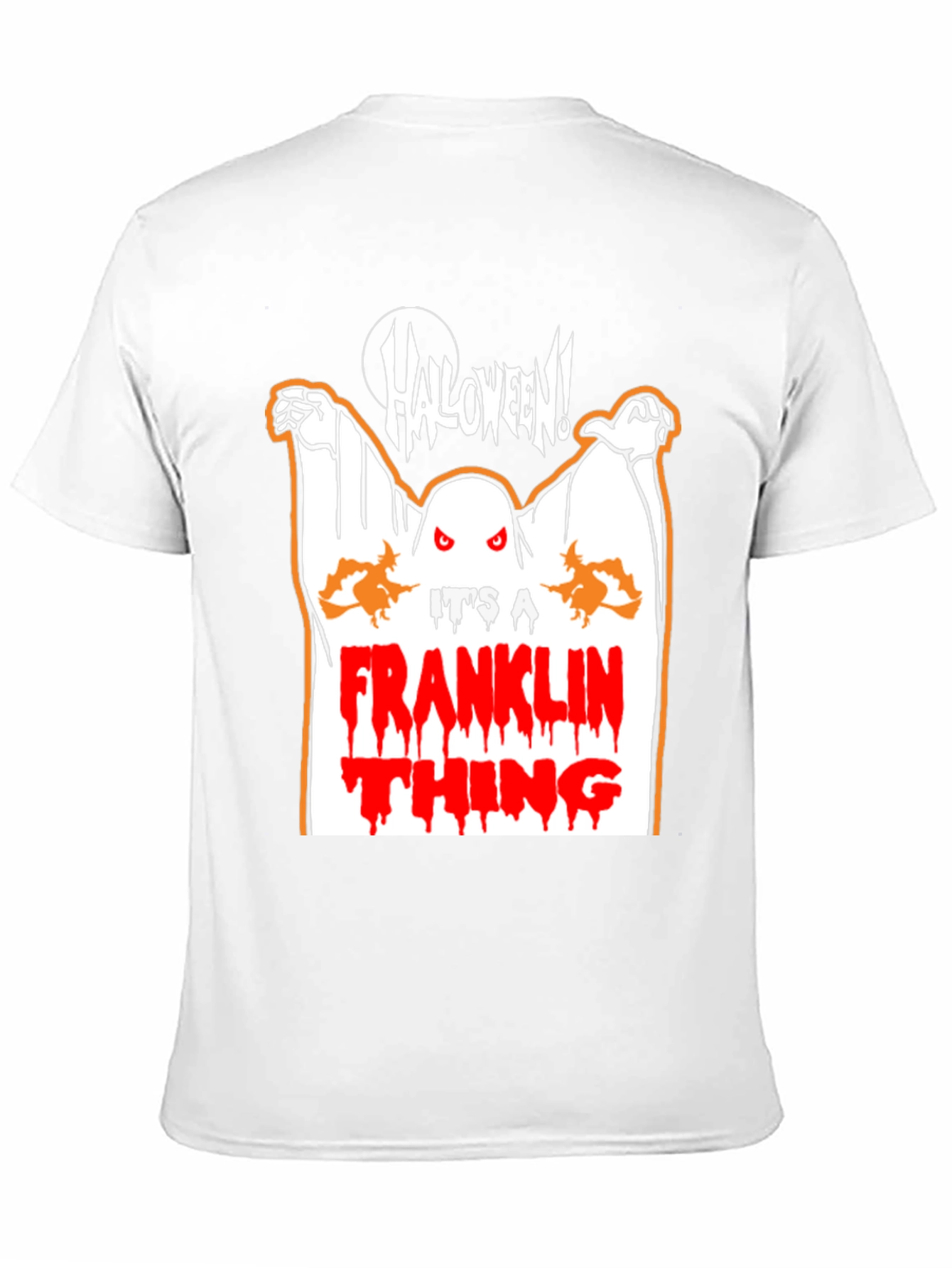 Halloween Franklin Thing Black T-Shirt