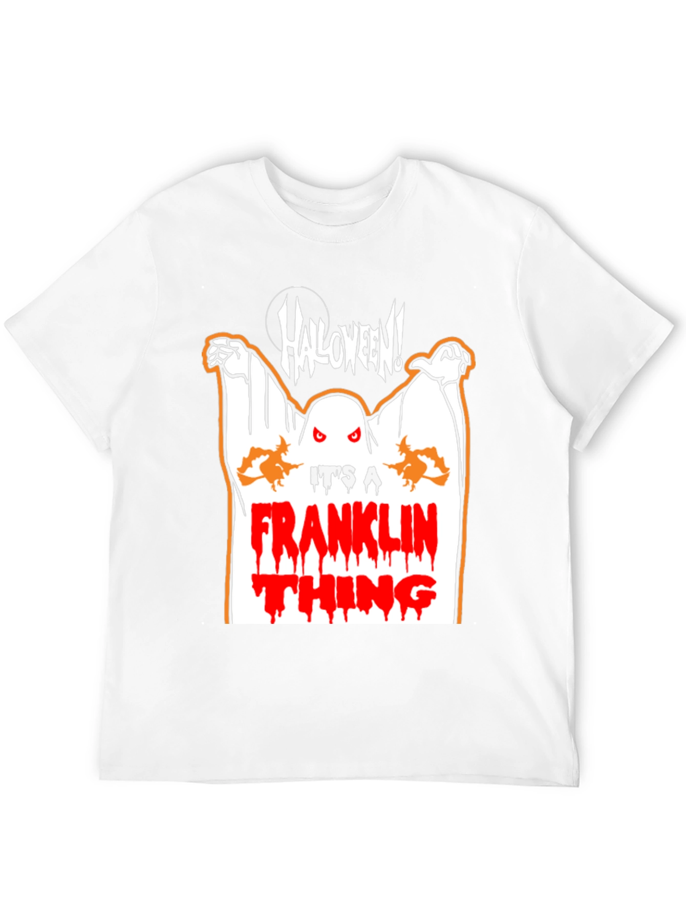 Halloween Franklin Thing Black T-Shirt