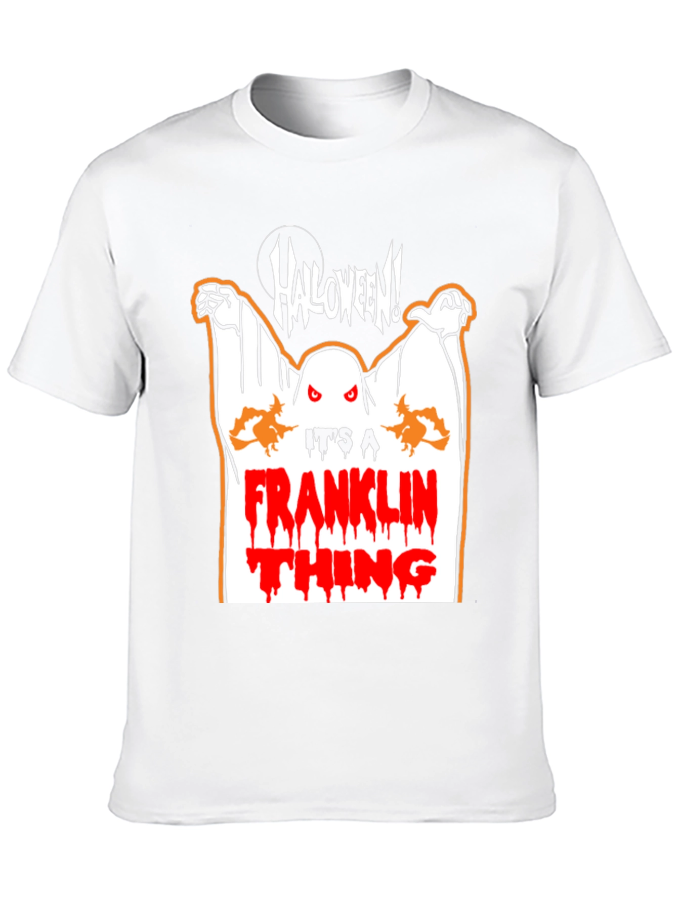 Halloween Franklin Thing Black T-Shirt