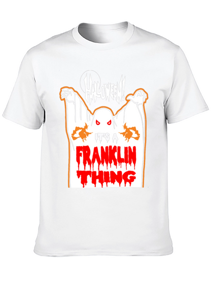 Halloween Franklin Thing Black T-Shirt