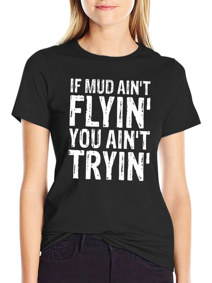 Mud Flyin T-Shirt - Mens Black Graphic Tee