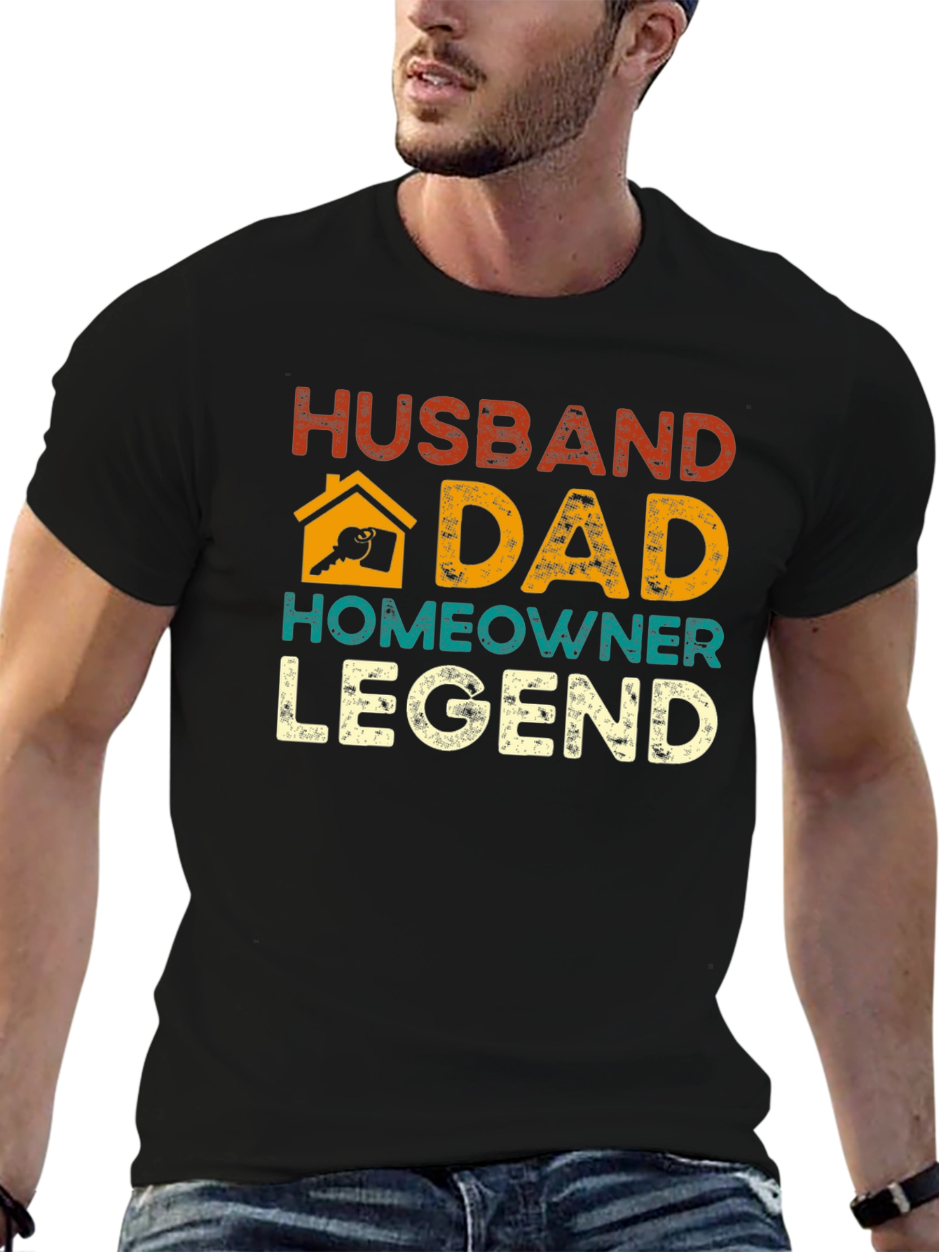 Husband Dad Homeowner Legend Graphic Tee