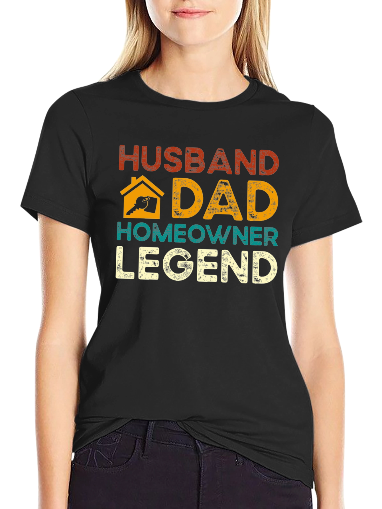 Husband Dad Homeowner Legend Graphic Tee