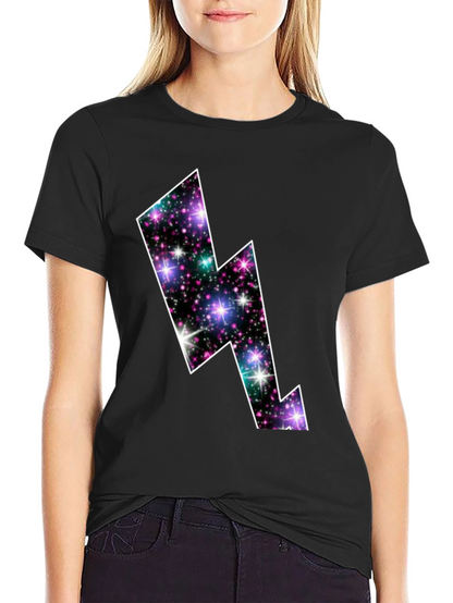 Galaxy Lightning Bolt Graphic Tee