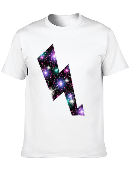 Galaxy Lightning Bolt Graphic Tee