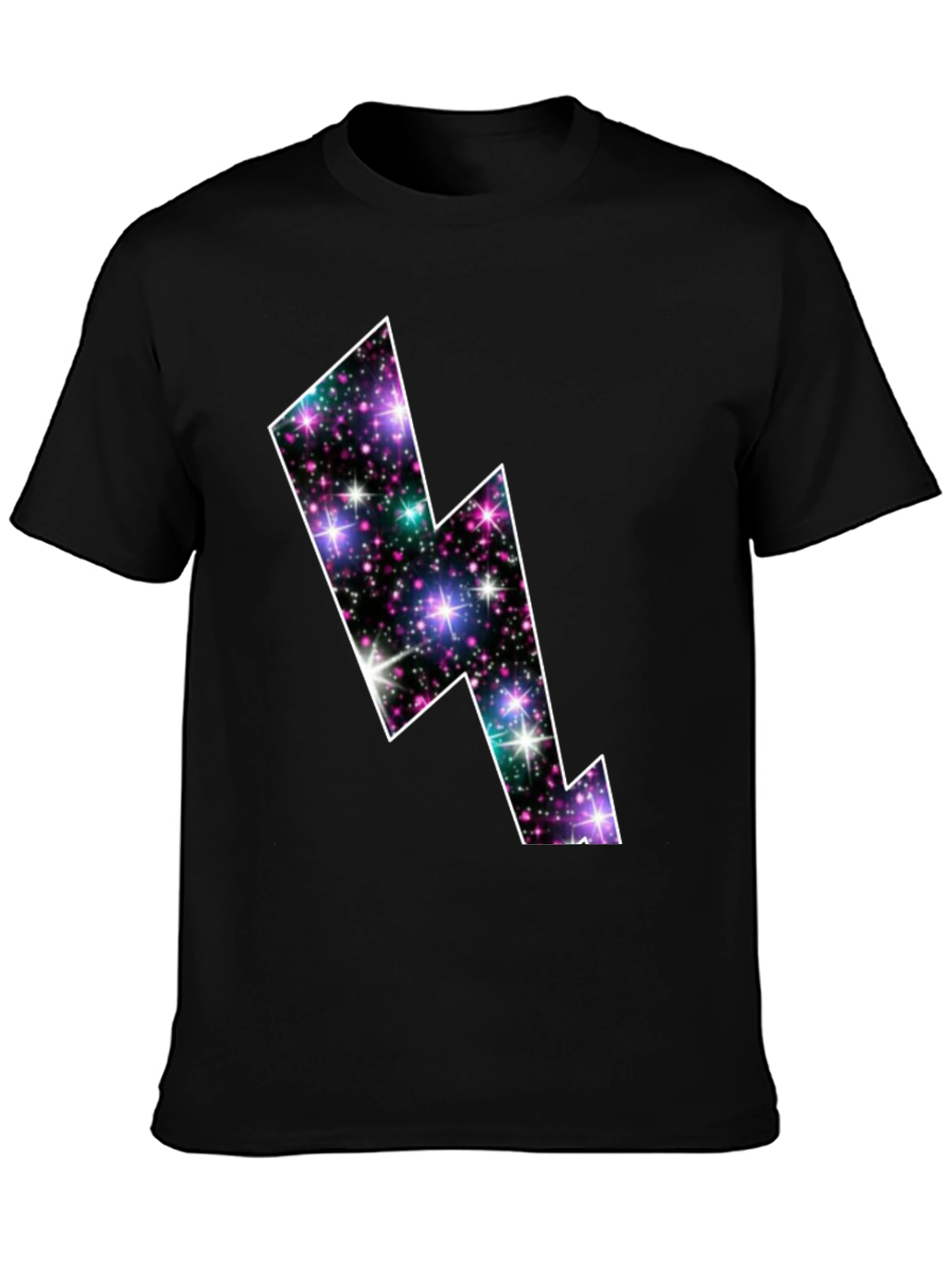 Galaxy Lightning Bolt Graphic Tee