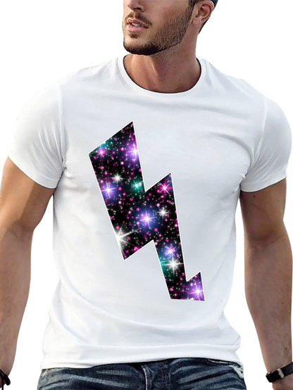 Galaxy Lightning Bolt Graphic Tee