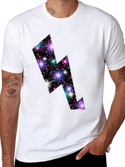 Galaxy Lightning Bolt Graphic Tee