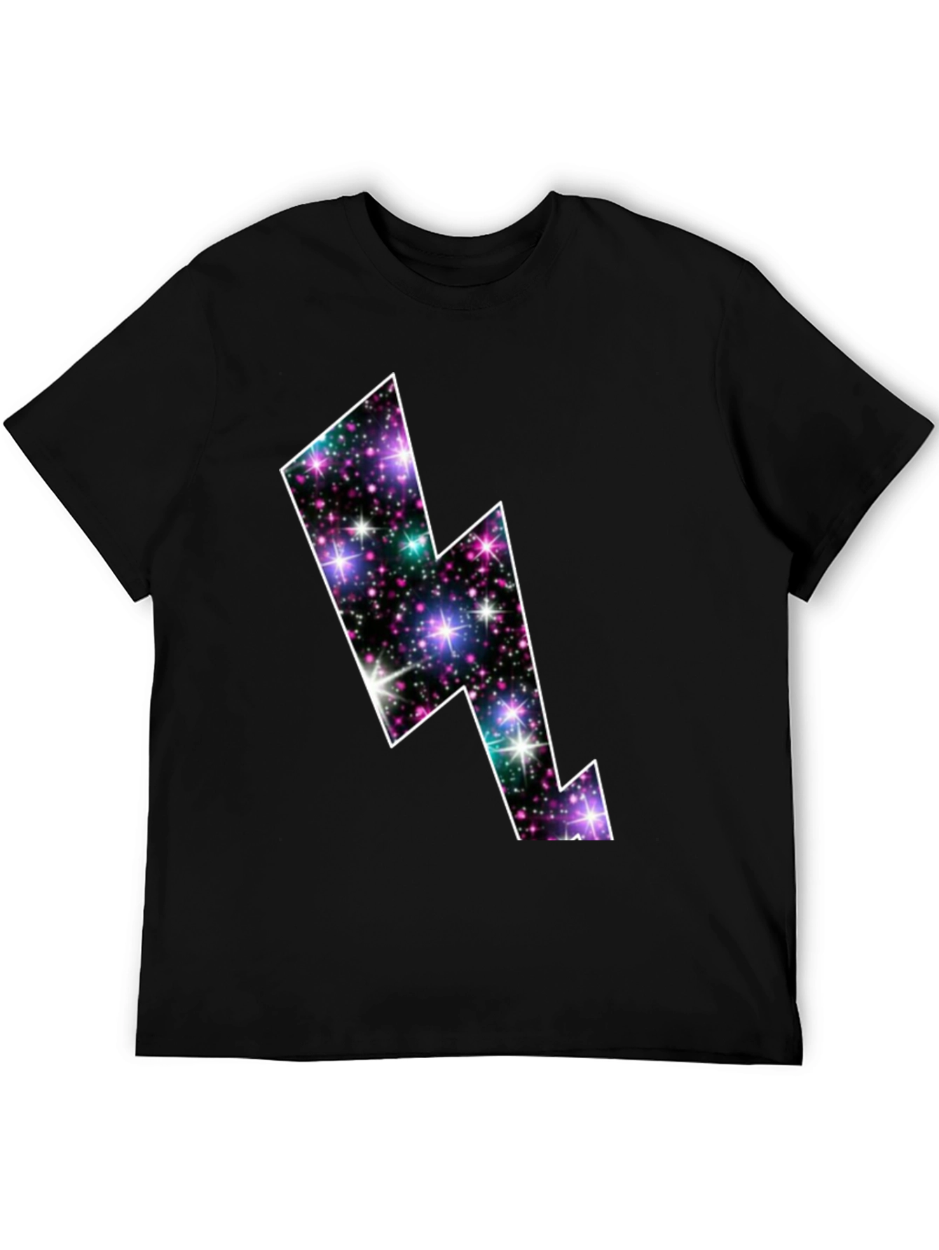 Galaxy Lightning Bolt Graphic Tee