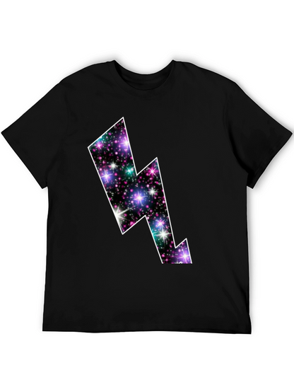 Galaxy Lightning Bolt Graphic Tee