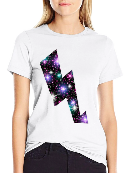 Galaxy Lightning Bolt Graphic Tee