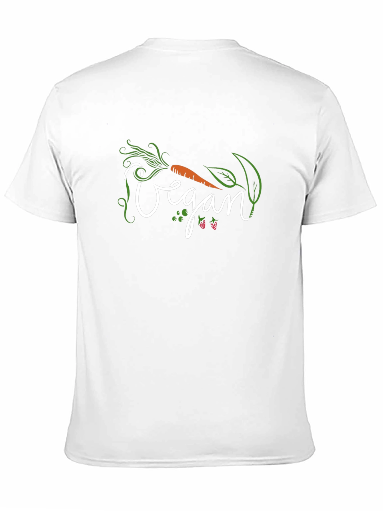 Vegan Graphic Tee - Black Cotton Shirt