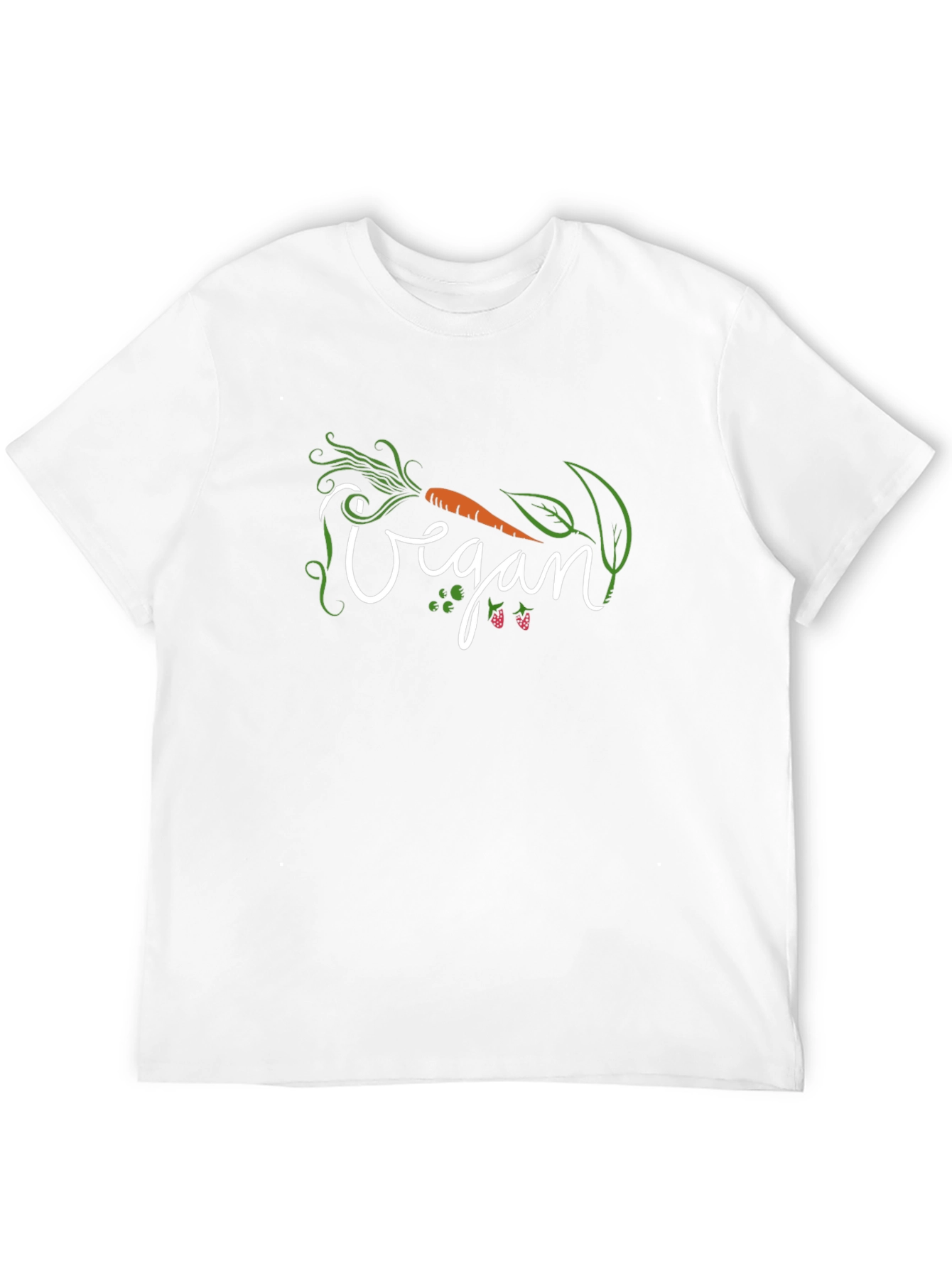 Vegan Graphic Tee - Black Cotton Shirt