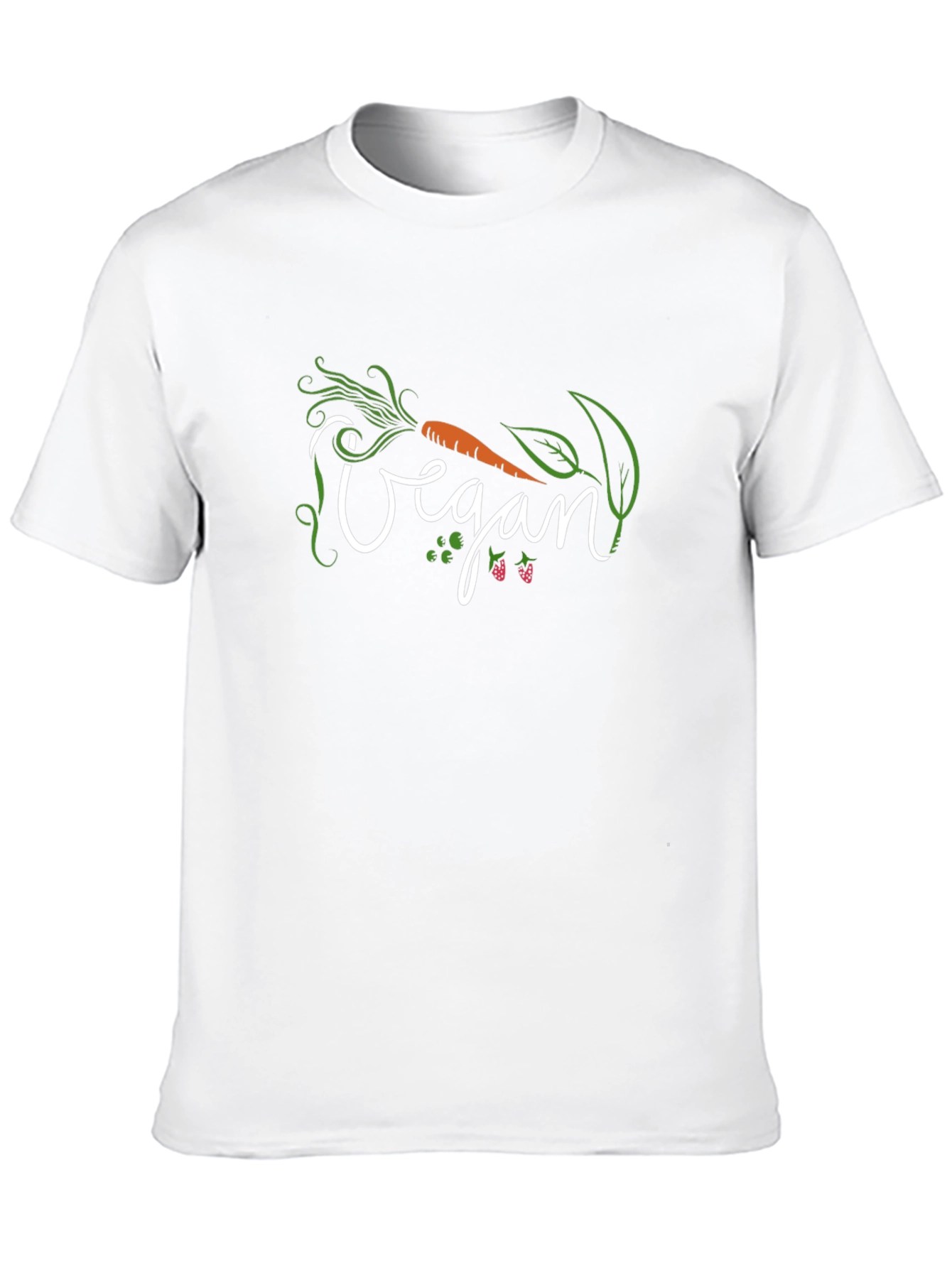 Vegan Graphic Tee - Black Cotton Shirt
