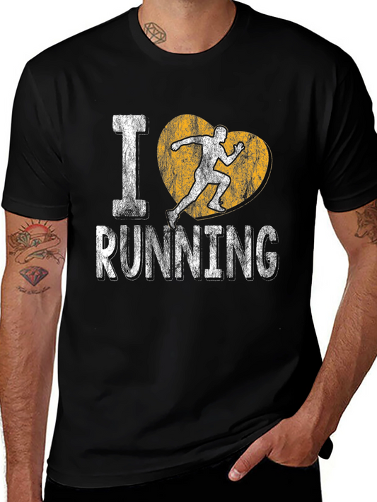 I Heart Running T-Shirt - Black