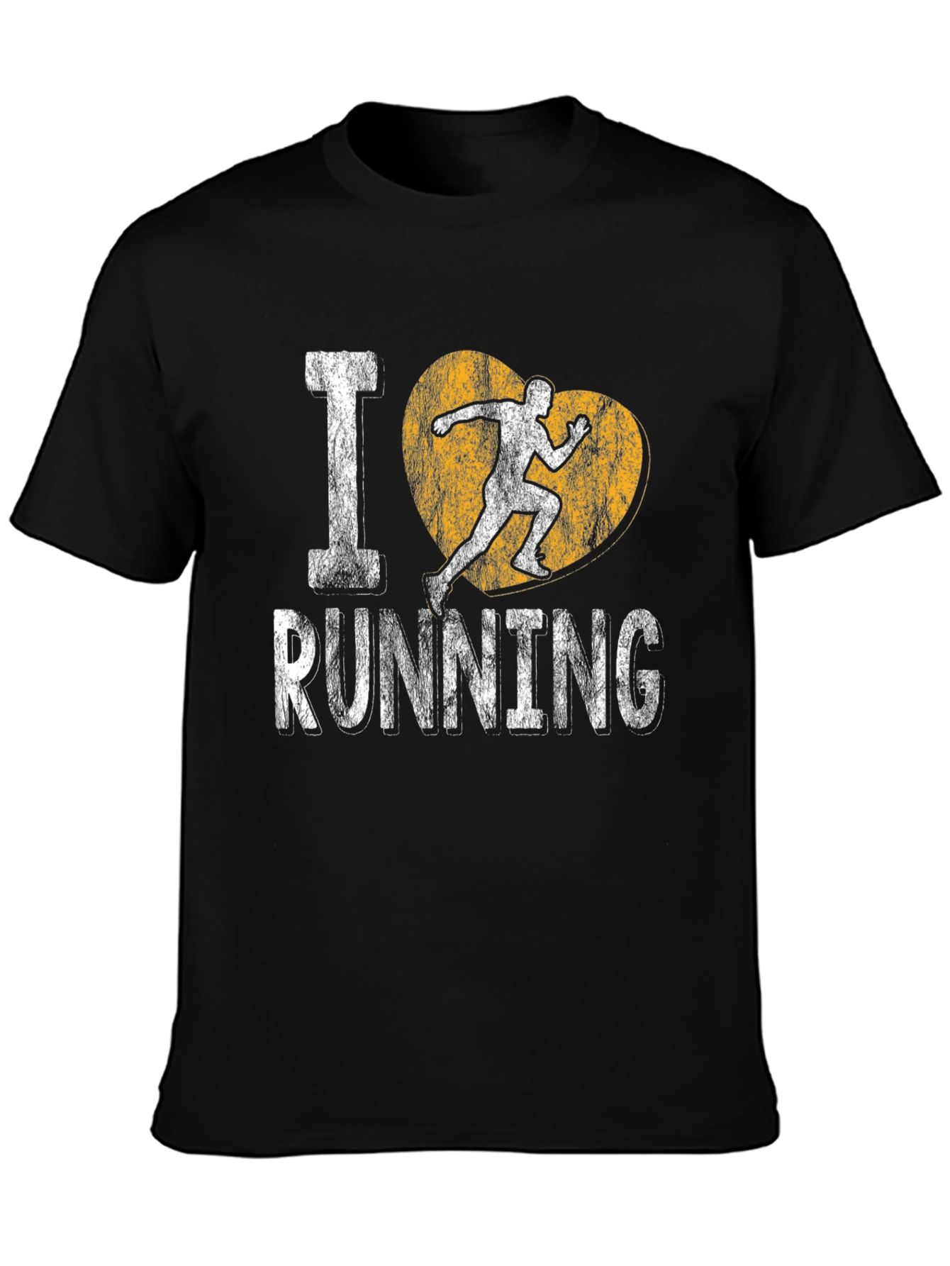I Heart Running T-Shirt - Black
