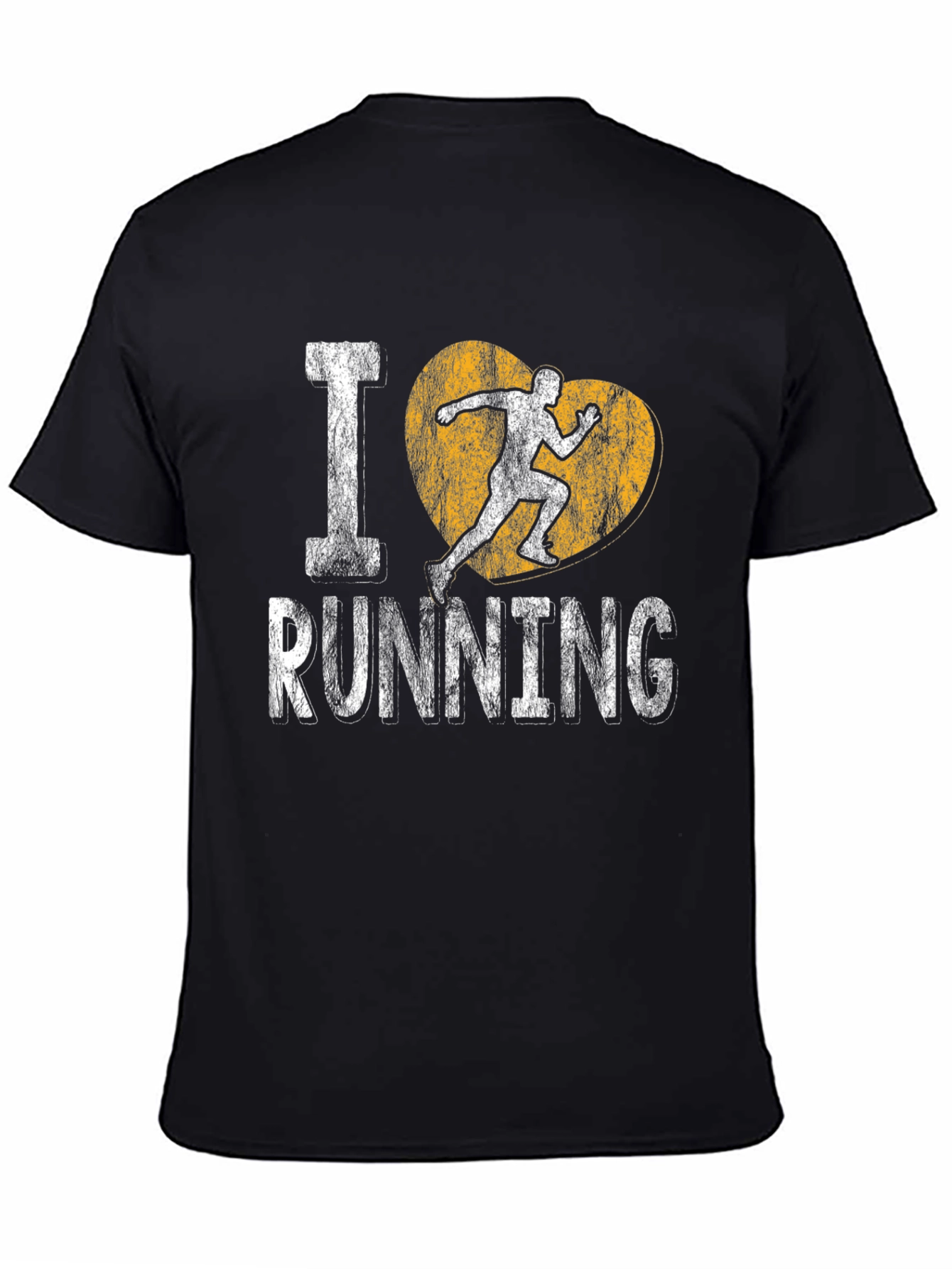 I Heart Running T-Shirt - Black