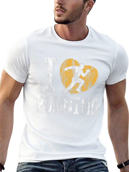I Heart Running T-Shirt - Black