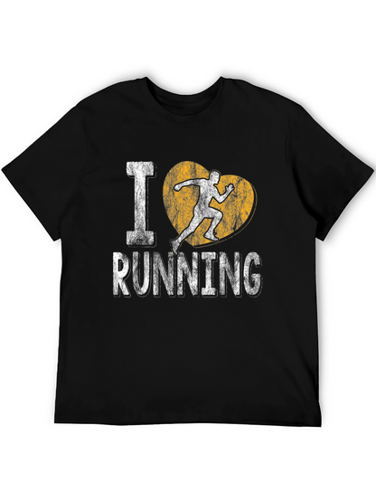 I Heart Running T-Shirt - Black