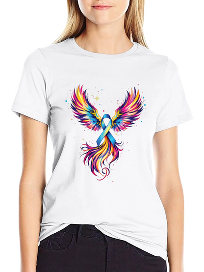 Ribbon Wings Graphic Tee - Awareness Shirt