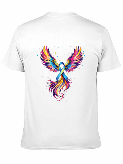 Ribbon Wings Graphic Tee - Awareness Shirt